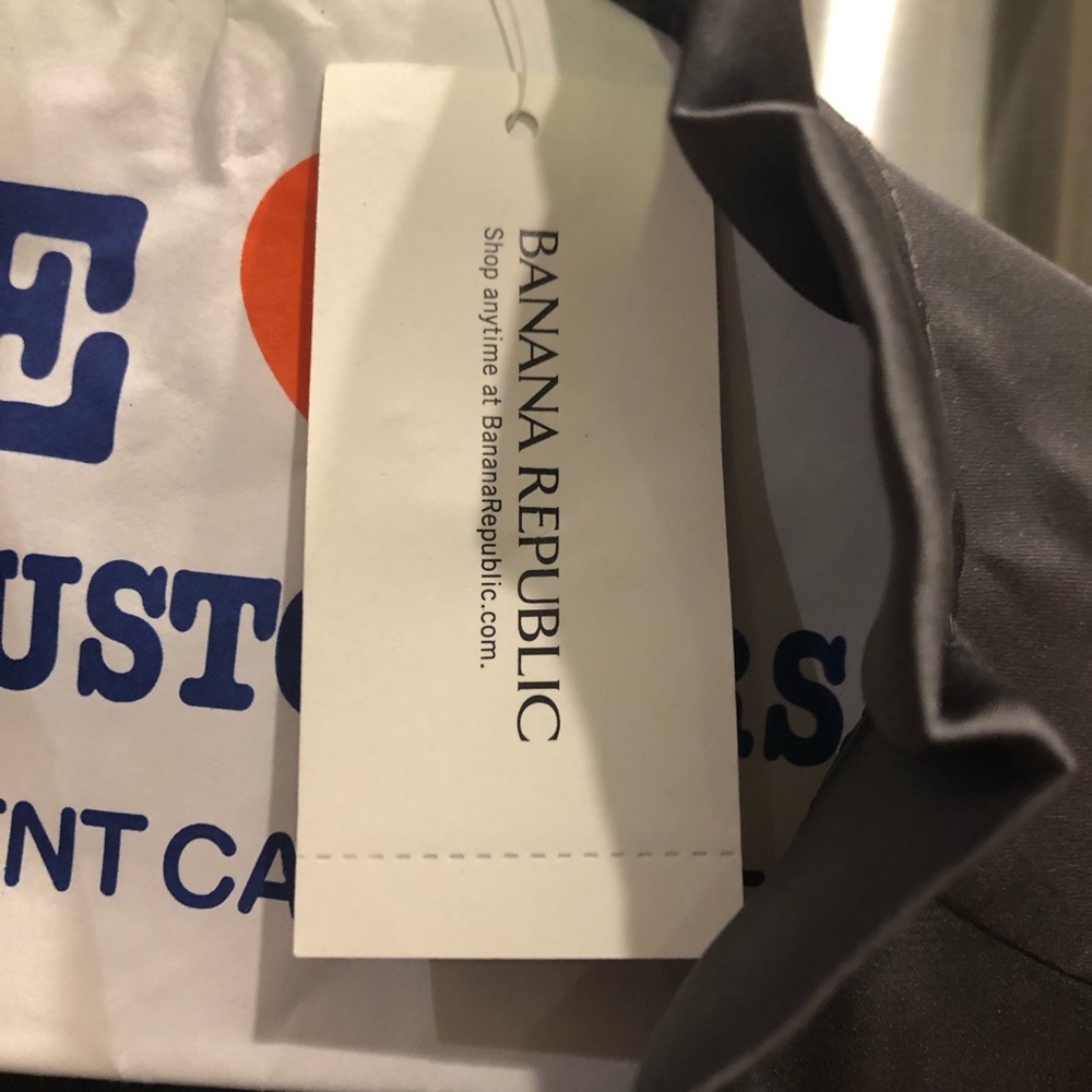 Short sleeve grey button down - Picture 2 of 3